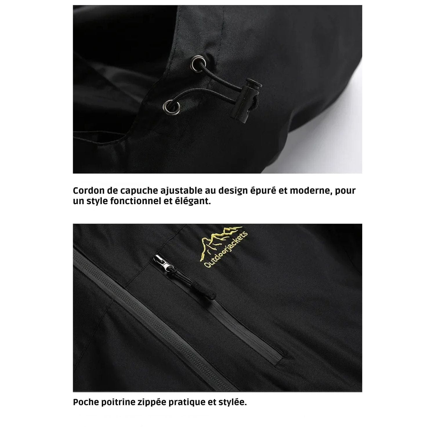 Veste randonnée Imperméable respirante homme