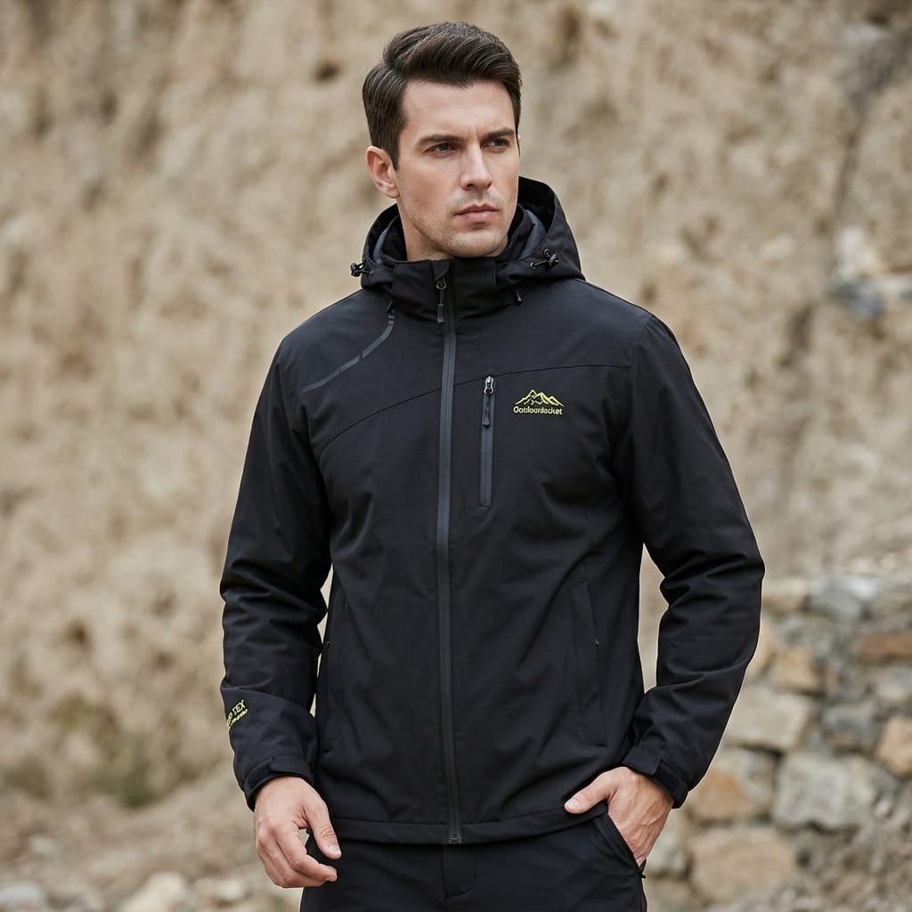Veste randonnée Imperméable respirante homme