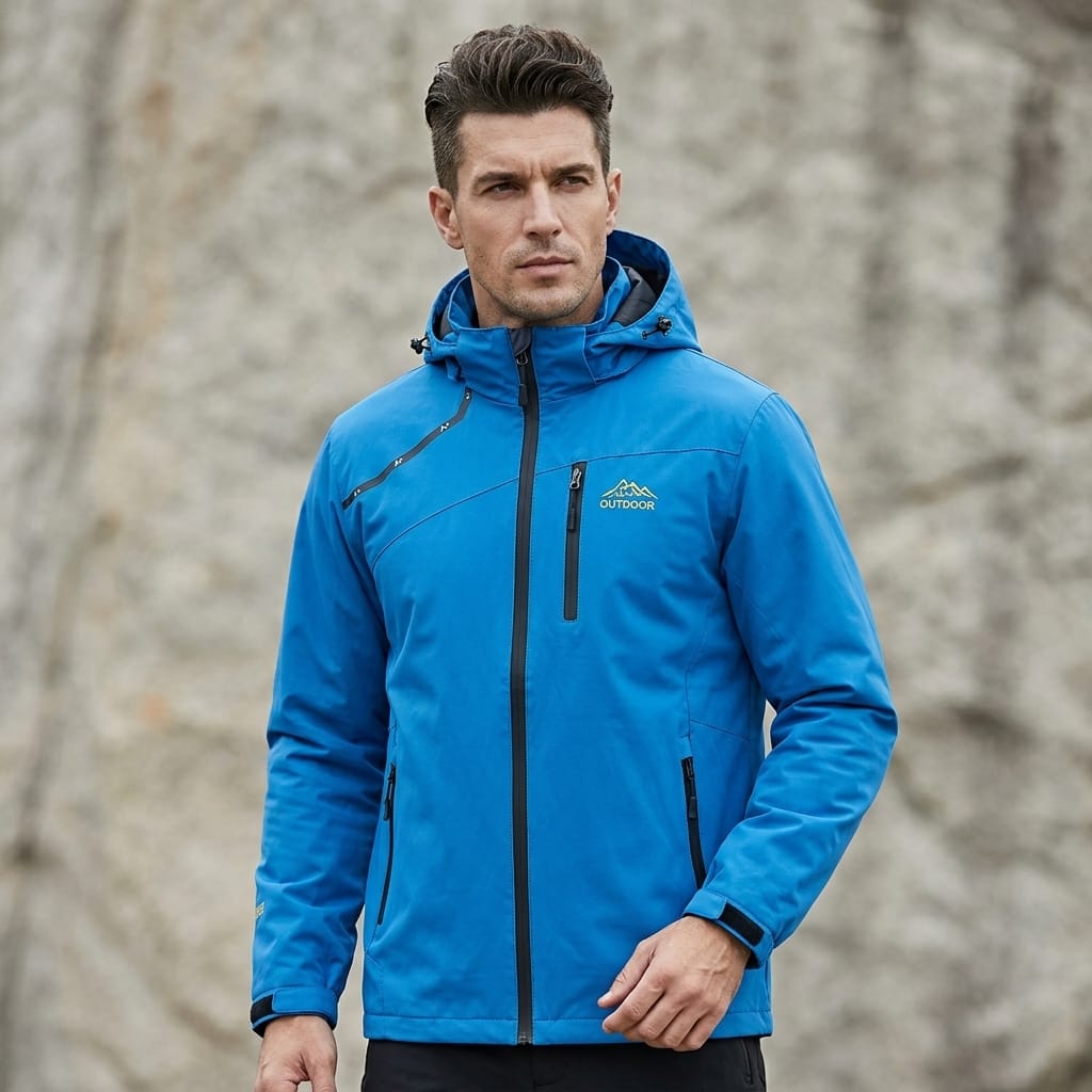 Veste randonnée Imperméable respirante homme