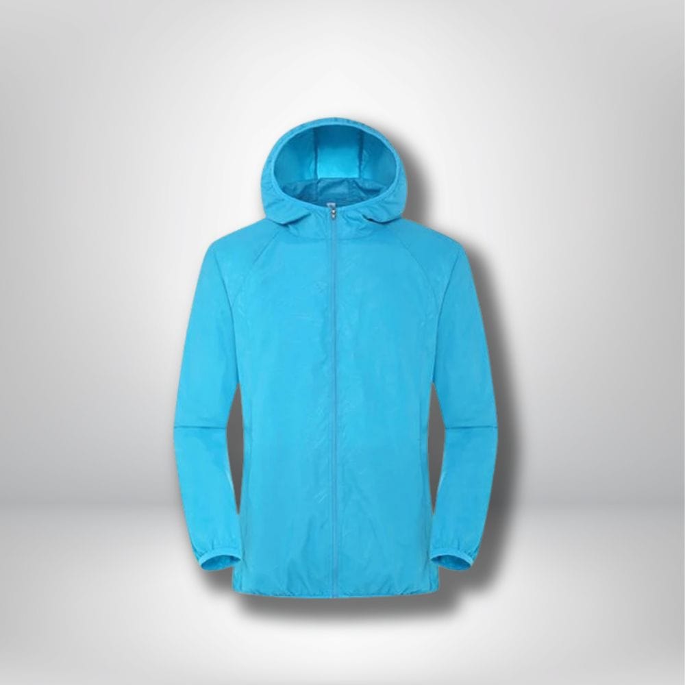 Veste randonnée | Imperméable Unisex Bleu Ciel / S