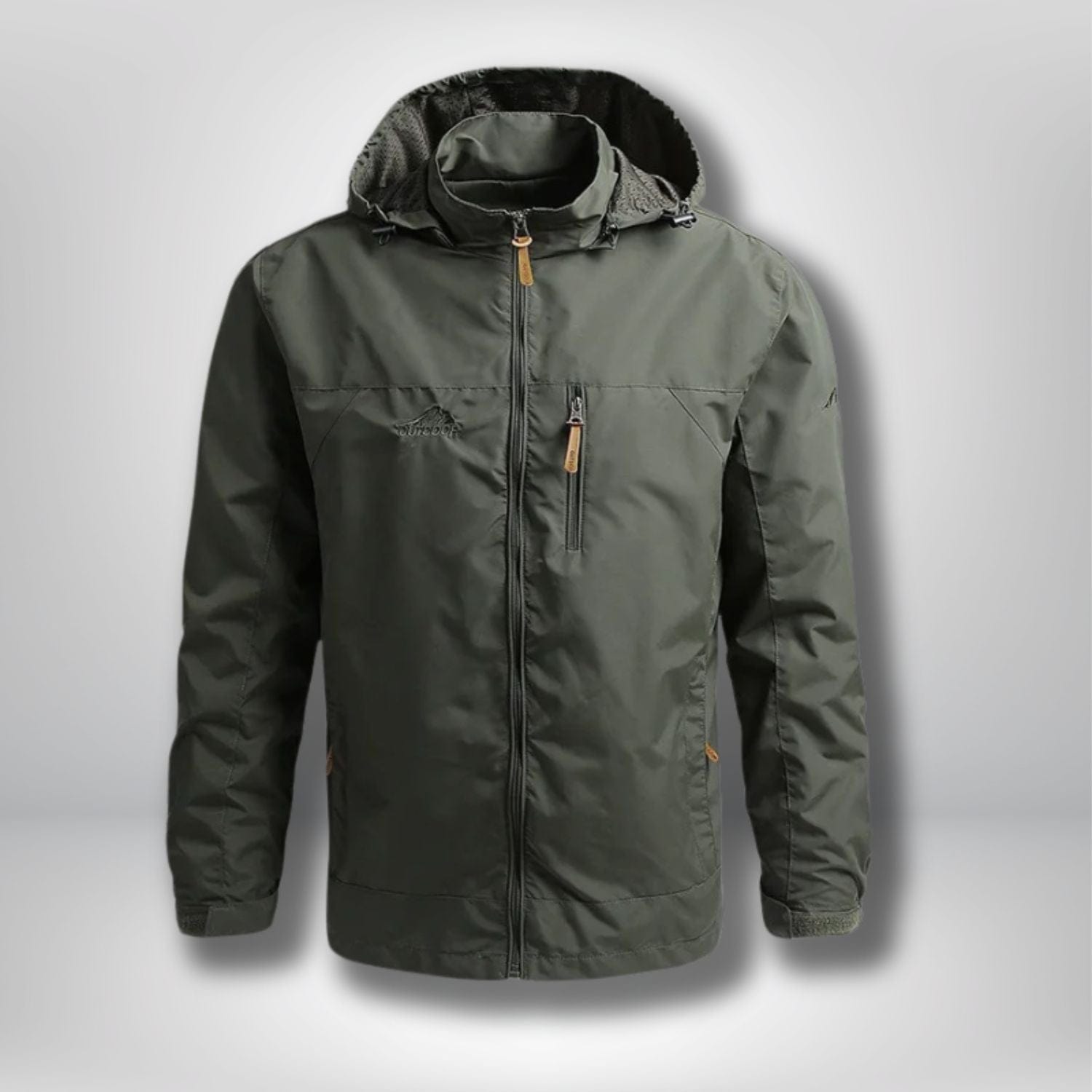 veste randonnée légère imperméable Vert militaire / 5XL