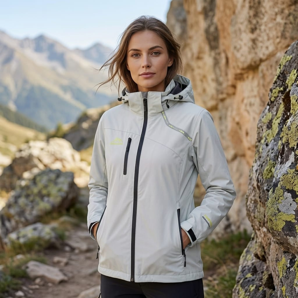 Veste softshell femme randonnée Blanc / M