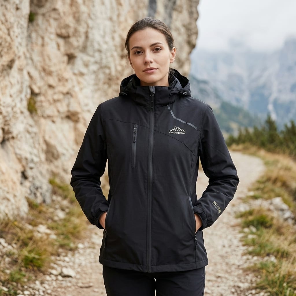 Veste softshell femme randonnée Noir / M